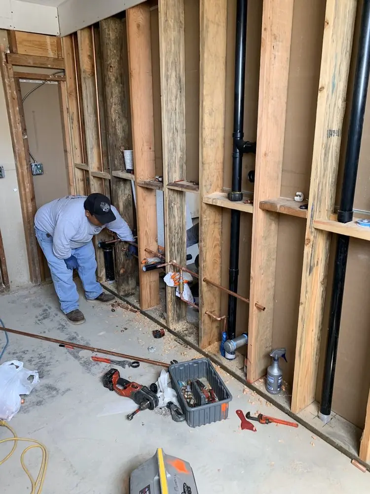 Commercial rough-in plumbing for Gas Line Repair in Phyllis Estates